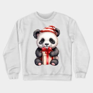 Christmas Panda Bear Crewneck Sweatshirt